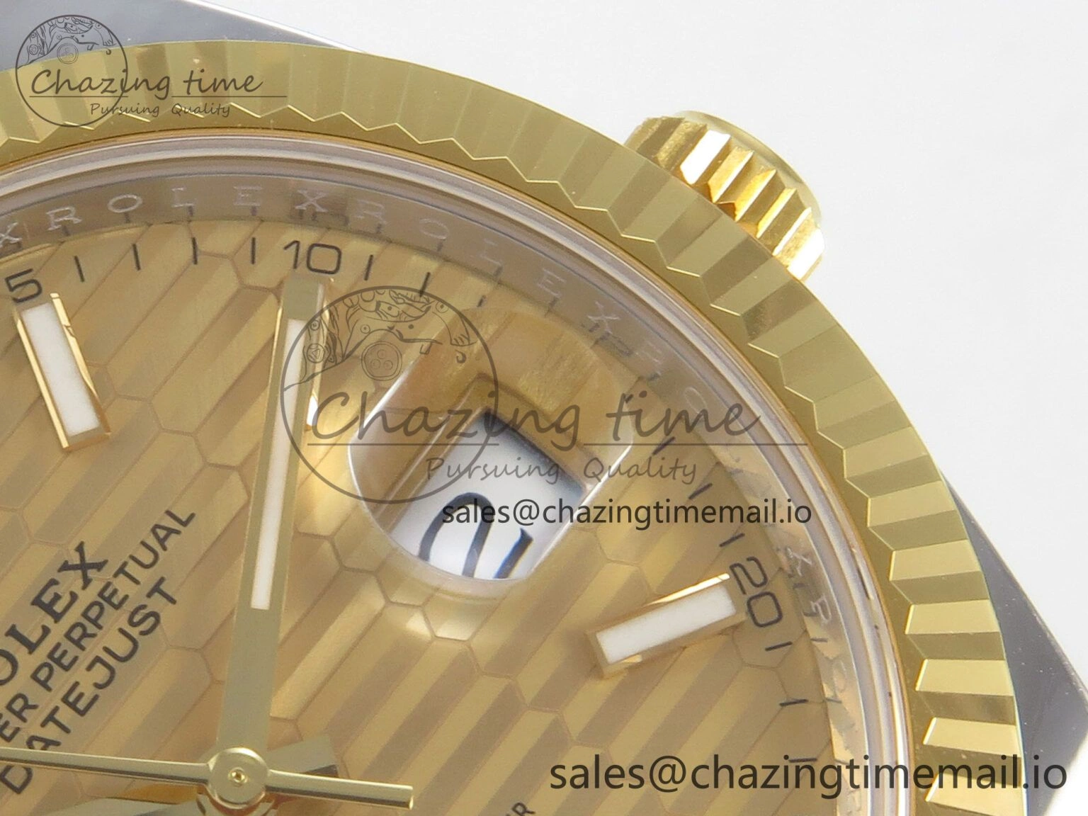 DateJust 41 126333 SS YG ARF 1:1 Best Edition YG Texture Stick Dial on Oyster Bracelet SH3235 (Weighted) TimelessDesign 209