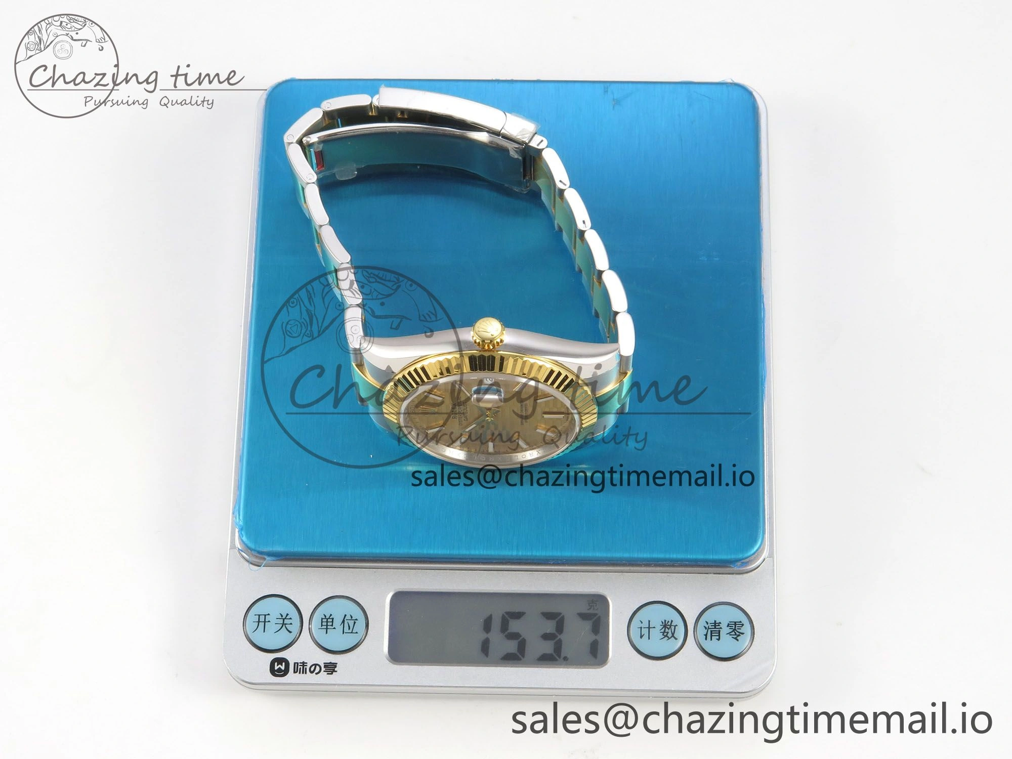 DateJust 41 126333 SS YG ARF 1:1 Best Edition YG Texture Stick Dial on Oyster Bracelet SH3235 (Weighted) TimelessDesign 209