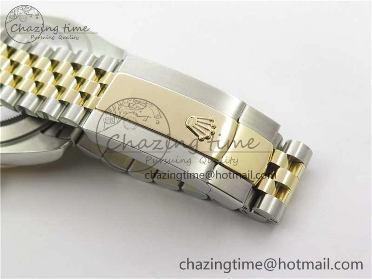 Thermal DateJust 41 126333 SS YG Wrapped WWF Best Edition Gray Roman Makers Dial on SS YG Wrapped Jubilee Bracelet A 3127