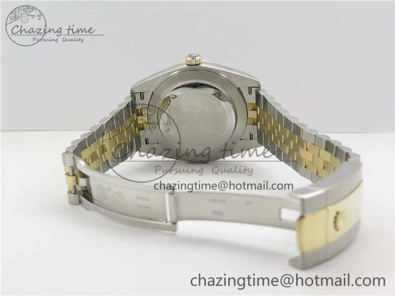 Thermal DateJust 41 126333 SS YG Wrapped WWF Best Edition Gray Roman Makers Dial on SS YG Wrapped Jubilee Bracelet A 3127