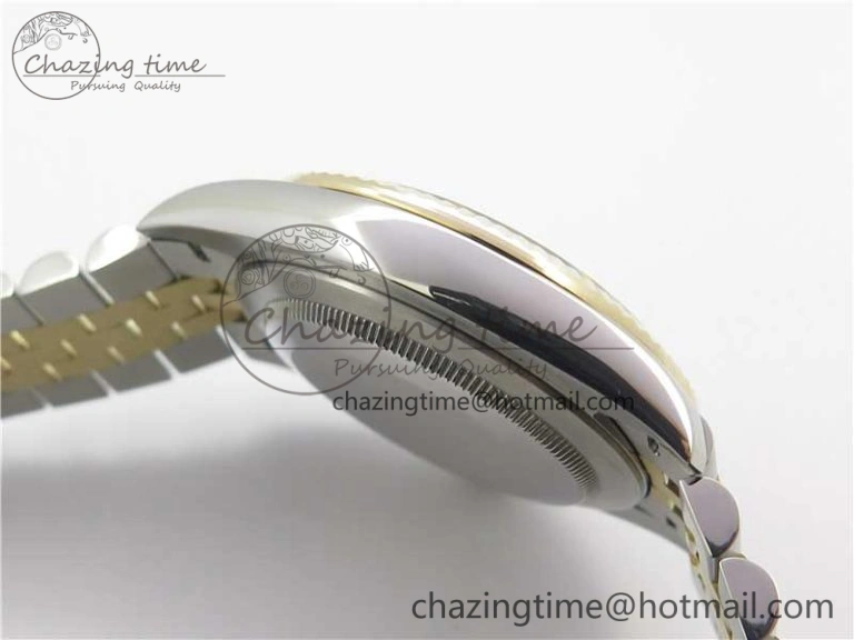 Thermal DateJust 41 126333 SS YG Wrapped WWF Best Edition Gray Roman Makers Dial on SS YG Wrapped Jubilee Bracelet A 3127