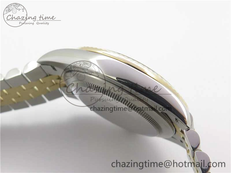 Thermal DateJust 41 126333 SS YG Wrapped WWF Best Edition Gray Roman Makers Dial on SS YG Wrapped Jubilee Bracelet A 3127