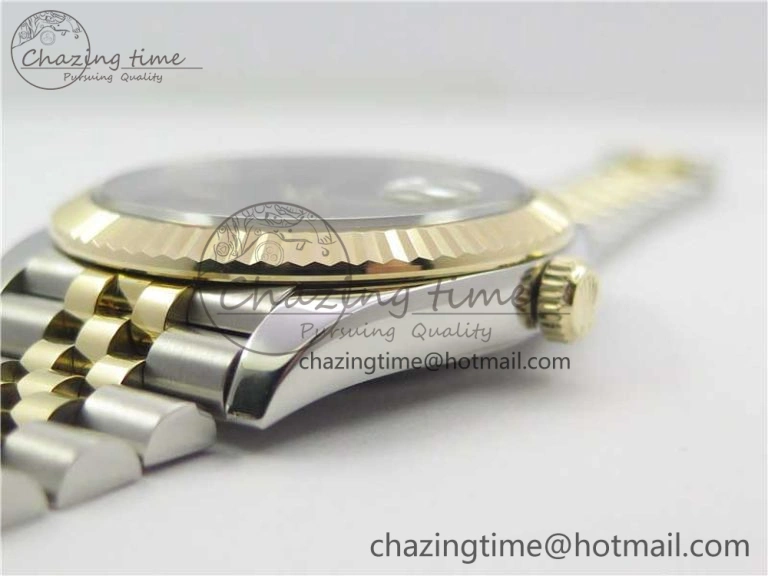 Thermal DateJust 41 126333 SS YG Wrapped WWF Best Edition Gray Roman Makers Dial on SS YG Wrapped Jubilee Bracelet A 3127