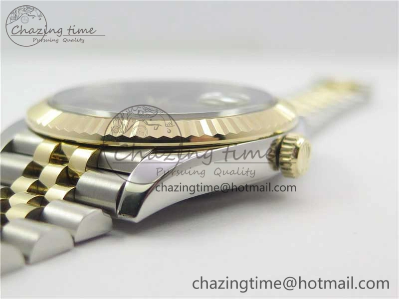 Thermal DateJust 41 126333 SS YG Wrapped WWF Best Edition Gray Roman Makers Dial on SS YG Wrapped Jubilee Bracelet A 3127