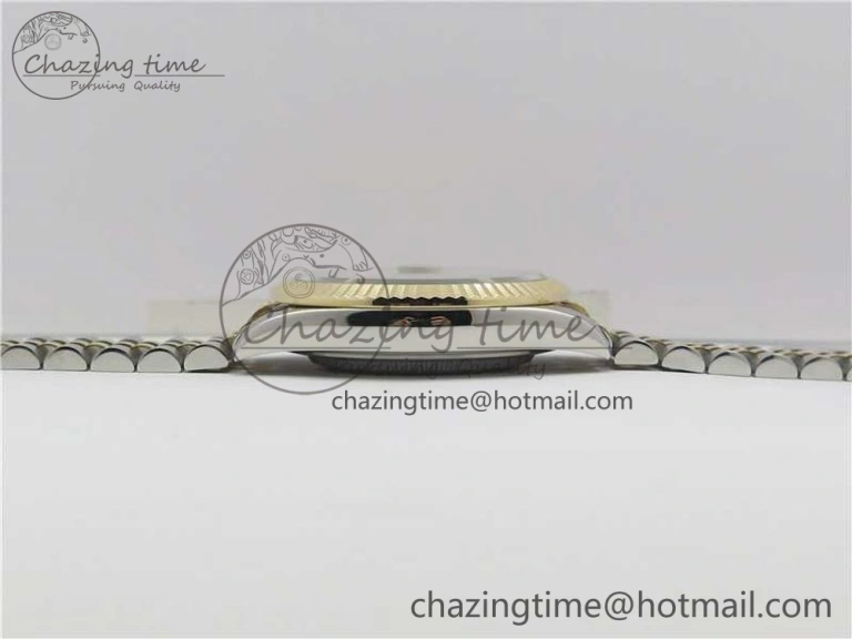 Thermal DateJust 41 126333 SS YG Wrapped WWF Best Edition Gray Roman Makers Dial on SS YG Wrapped Jubilee Bracelet A 3127