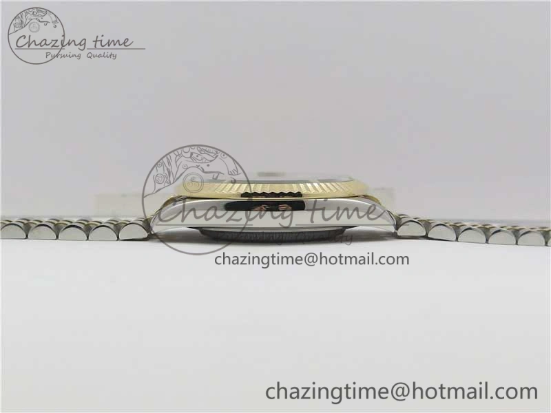 Thermal DateJust 41 126333 SS YG Wrapped WWF Best Edition Gray Roman Makers Dial on SS YG Wrapped Jubilee Bracelet A 3127