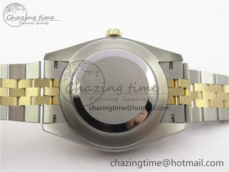 Thermal DateJust 41 126333 SS YG Wrapped WWF Best Edition Gray Roman Makers Dial on SS YG Wrapped Jubilee Bracelet A 3127