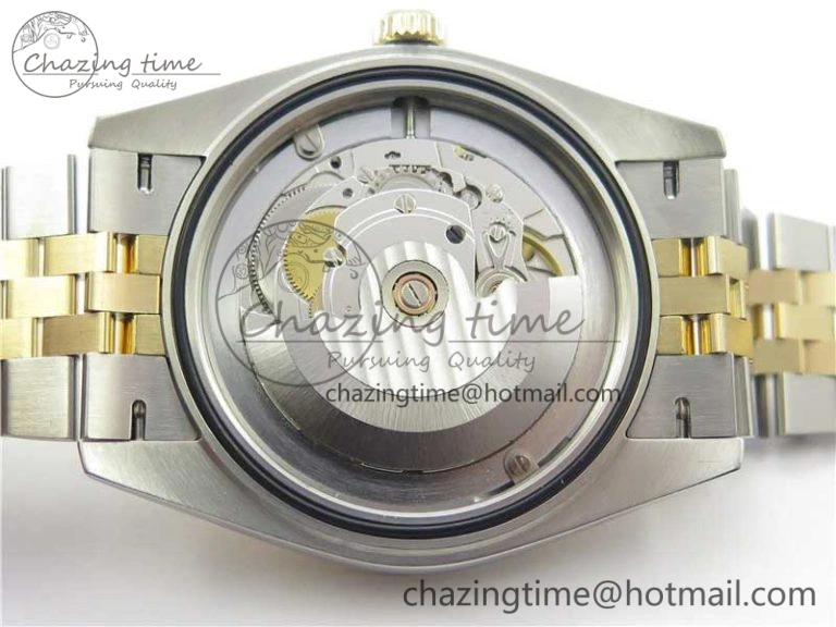 Thermal DateJust 41 126333 SS YG Wrapped WWF Best Edition Gray Roman Makers Dial on SS YG Wrapped Jubilee Bracelet A 3127