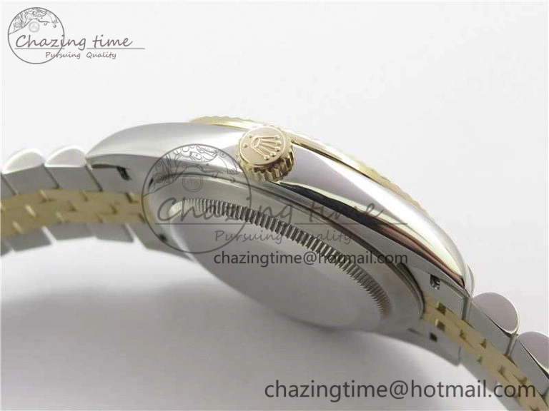 Thermal DateJust 41 126333 SS YG Wrapped WWF Best Edition Gray Roman Makers Dial on SS YG Wrapped Jubilee Bracelet A 3127