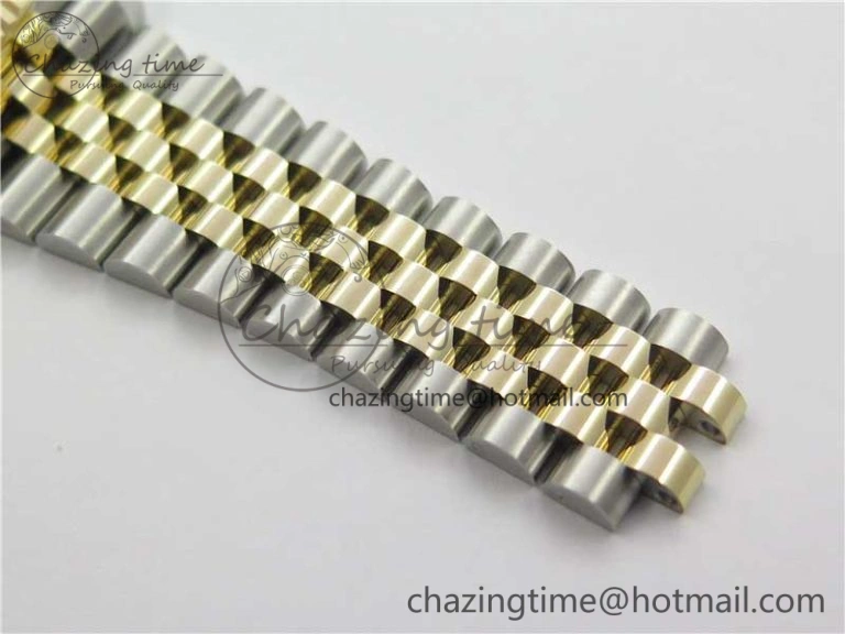 Thermal DateJust 41 126333 SS YG Wrapped WWF Best Edition Gray Roman Makers Dial on SS YG Wrapped Jubilee Bracelet A 3127