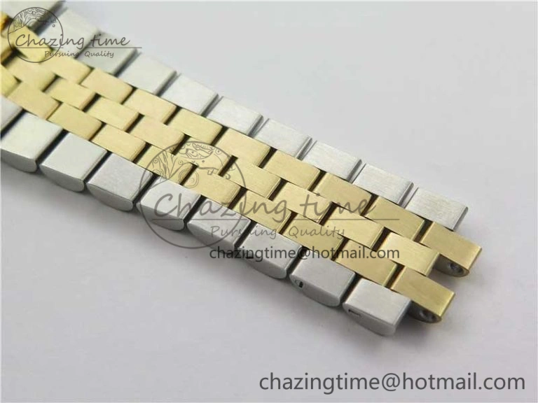 Thermal DateJust 41 126333 SS YG Wrapped WWF Best Edition Gray Roman Makers Dial on SS YG Wrapped Jubilee Bracelet A 3127