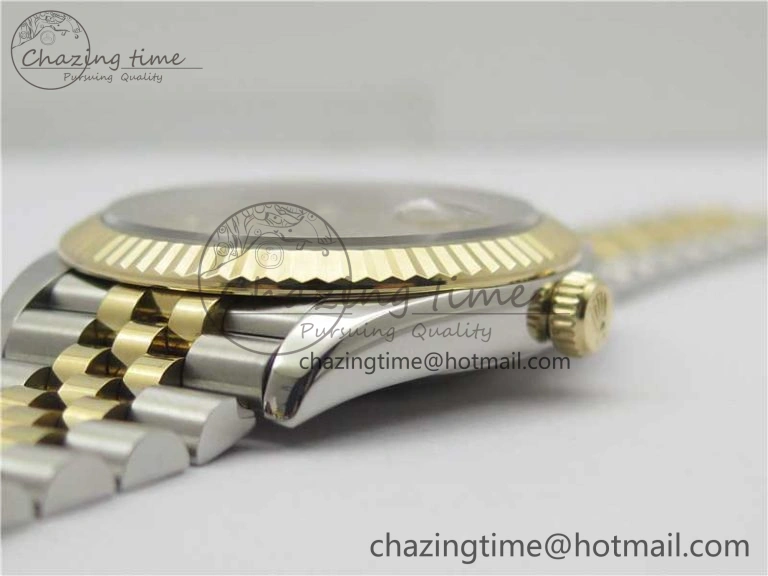 DateJust 41 126333 Wrapped SS YG 3AF 1:1 Best Edition YG Dial Crystal Markers on Wrapped SS YG Jubilee Bracelet A Premium 2541