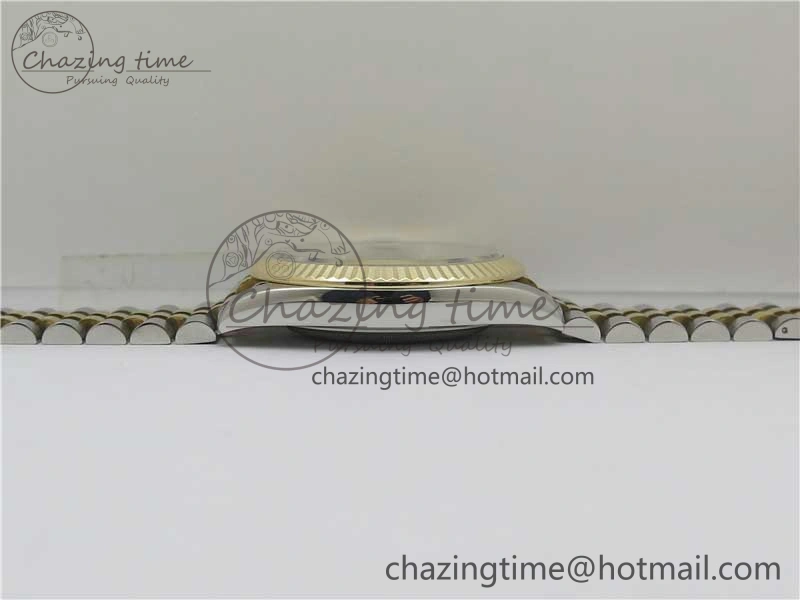DateJust 41 126333 Wrapped SS YG 3AF 1:1 Best Edition YG Dial Crystal Markers on Wrapped SS YG Jubilee Bracelet A Premium 2541