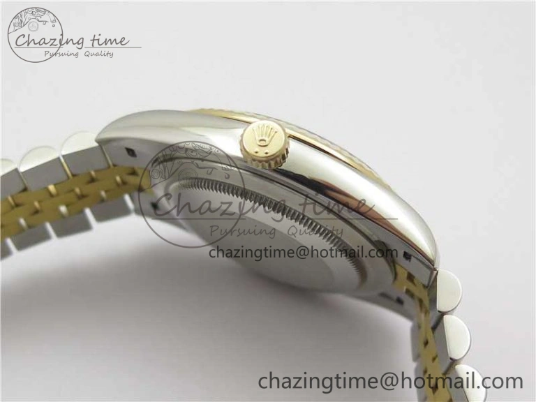 DateJust 41 126333 Wrapped SS YG 3AF 1:1 Best Edition YG Dial Crystal Markers on Wrapped SS YG Jubilee Bracelet A Premium 2541