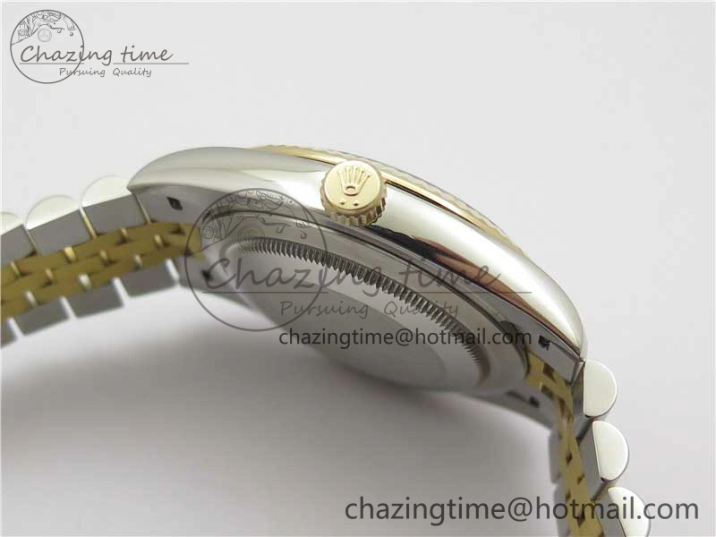 DateJust 41 126333 Wrapped SS YG 3AF 1:1 Best Edition YG Dial Crystal Markers on Wrapped SS YG Jubilee Bracelet A Premium 2541