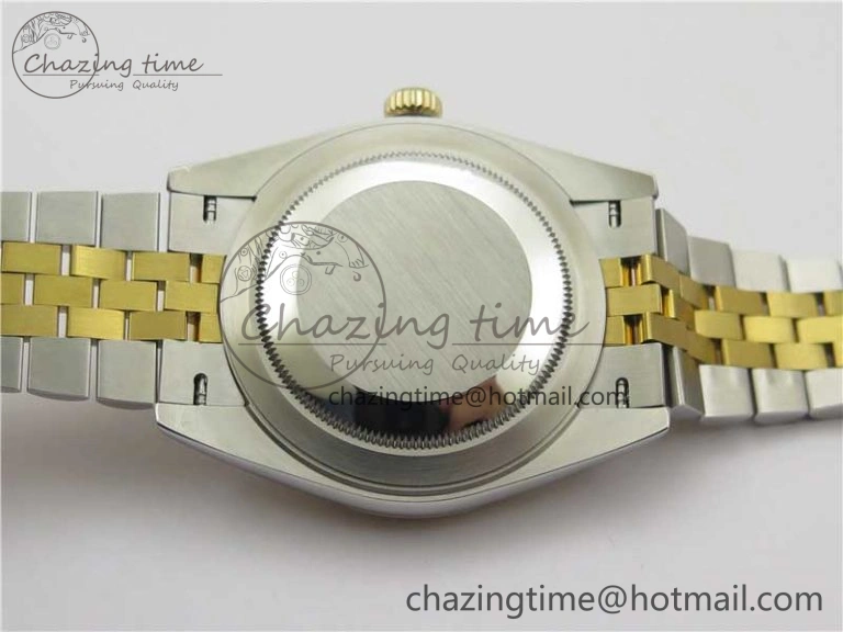 DateJust 41 126333 Wrapped SS YG 3AF 1:1 Best Edition YG Dial Crystal Markers on Wrapped SS YG Jubilee Bracelet A Premium 2541