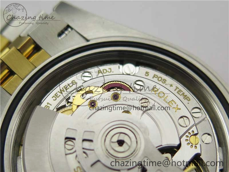 DateJust 41 126333 Wrapped SS YG 3AF 1:1 Best Edition YG Dial Crystal Markers on Wrapped SS YG Jubilee Bracelet A Premium 2541
