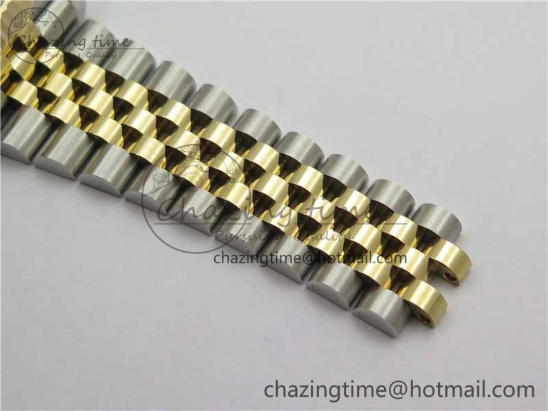 DateJust 41 126333 Wrapped SS YG 3AF 1:1 Best Edition YG Dial Crystal Markers on Wrapped SS YG Jubilee Bracelet A Premium 2541