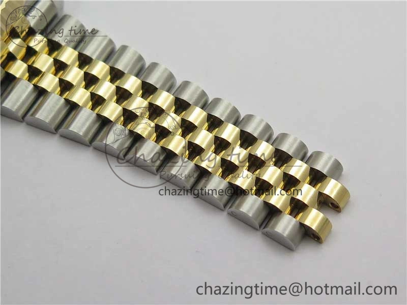 DateJust 41 126333 Wrapped SS YG 3AF 1:1 Best Edition YG Dial Crystal Markers on Wrapped SS YG Jubilee Bracelet A Premium 2541