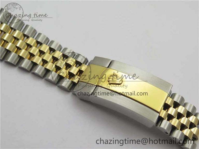DateJust 41 126333 Wrapped SS YG 3AF 1:1 Best Edition YG Dial Crystal Markers on Wrapped SS YG Jubilee Bracelet A Premium 2541