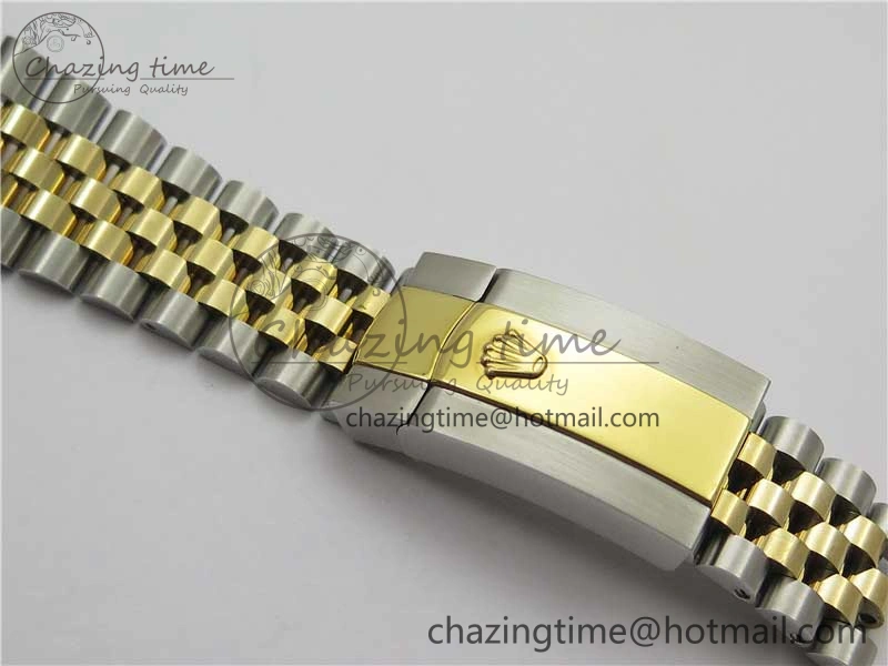 DateJust 41 126333 Wrapped SS YG 3AF 1:1 Best Edition YG Dial Crystal Markers on Wrapped SS YG Jubilee Bracelet A Premium 2541