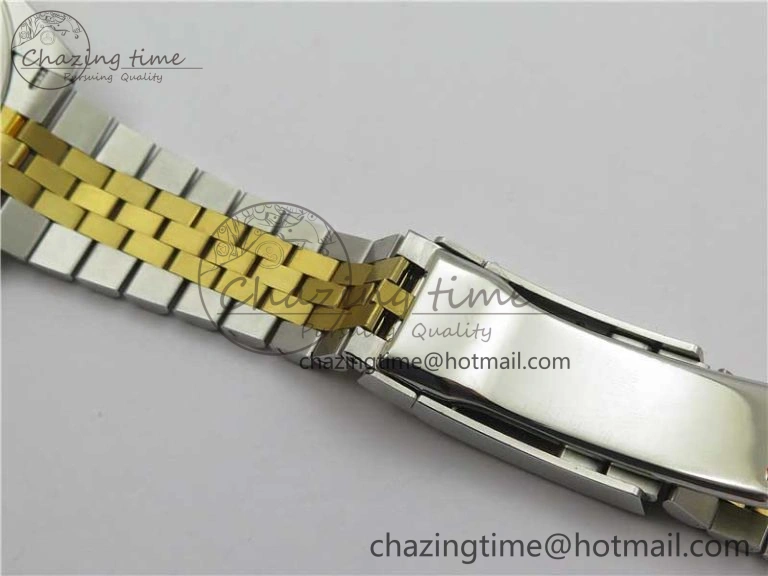 DateJust 41 126333 Wrapped SS YG 3AF 1:1 Best Edition YG Dial Crystal Markers on Wrapped SS YG Jubilee Bracelet A Premium 2541