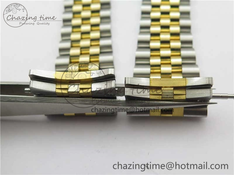DateJust 41 126333 Wrapped SS YG 3AF 1:1 Best Edition YG Dial Crystal Markers on Wrapped SS YG Jubilee Bracelet A Premium 2541