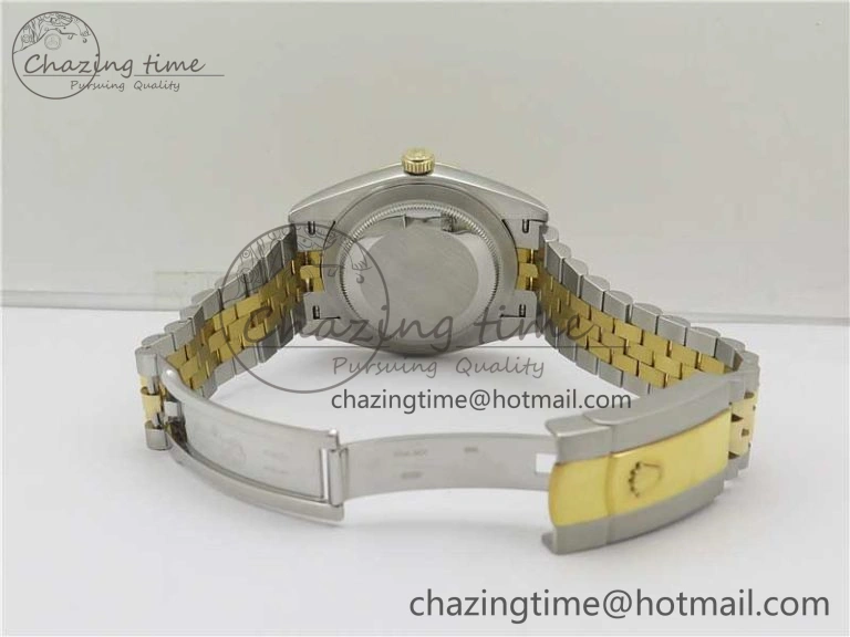 DateJust 41 126333 Wrapped SS YG 3AF 1:1 Best Edition YG Dial Crystal Markers on Wrapped SS YG Jubilee Bracelet A Premium 2541