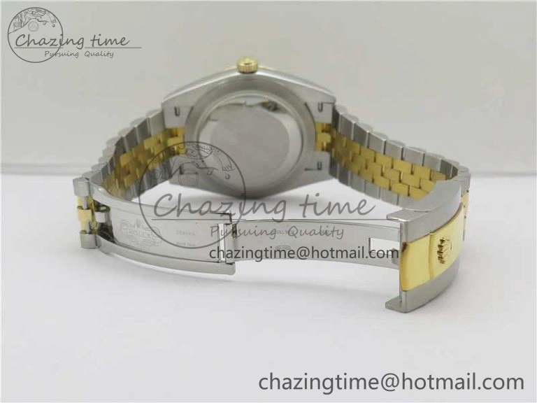 DateJust 41 126333 Wrapped SS YG 3AF 1:1 Best Edition YG Dial Crystal Markers on Wrapped SS YG Jubilee Bracelet A Premium 2541