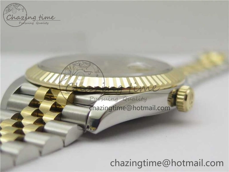 Unisex DateJust 41 126333 Wrapped SS YG 3AF 1:1 Best Edition YG Dial on Wrapped SS YG Jubilee Bracelet A 2540