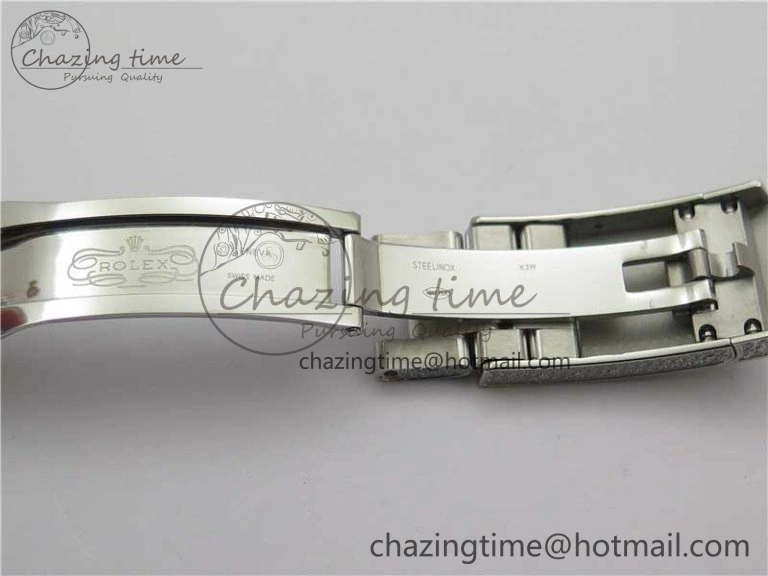 DateJust 41 126334 904 Full Paved Diamonds BP Maker Best Edition Silver Dial on Oyster Bracelet A Soft 2542