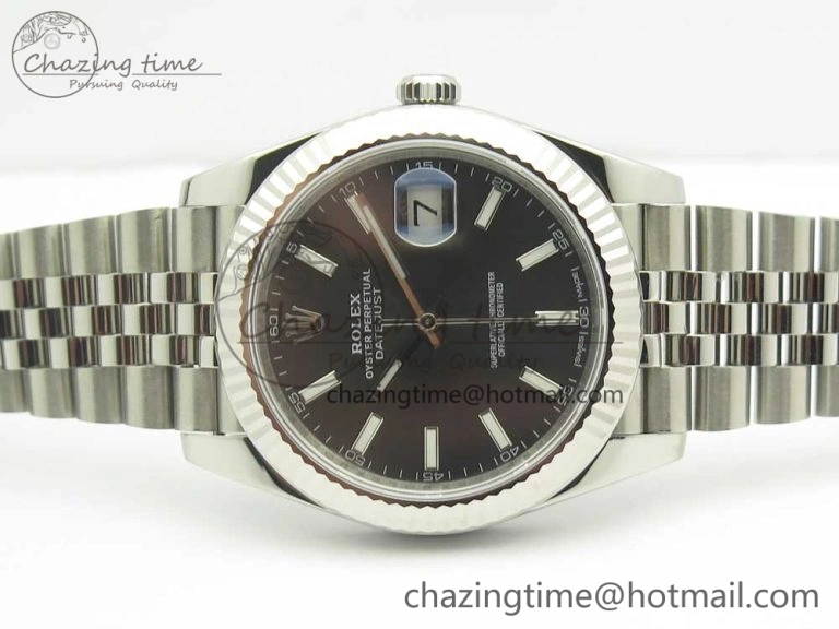 SportInspired DateJust 41 126334 904L SS DJF 1:1 Best Edition Gray Dial on Jubilee Bracelet A 3301