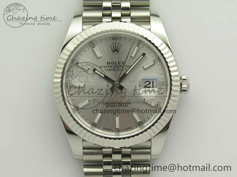 Durable DateJust 41 126334 904L SS DJF 1:1 Best Edition Silver Dial on Jubilee Bracelet A 3298