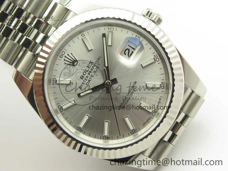 Durable DateJust 41 126334 904L SS DJF 1:1 Best Edition Silver Dial on Jubilee Bracelet A 3298