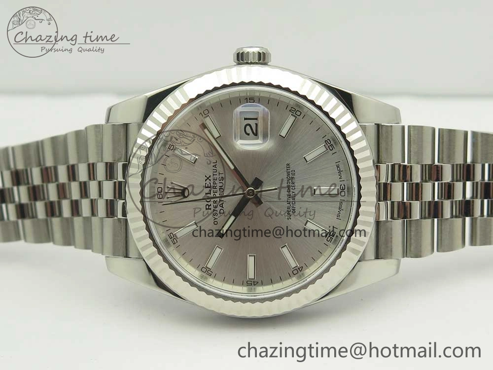 Durable DateJust 41 126334 904L SS DJF 1:1 Best Edition Silver Dial on Jubilee Bracelet A 3298