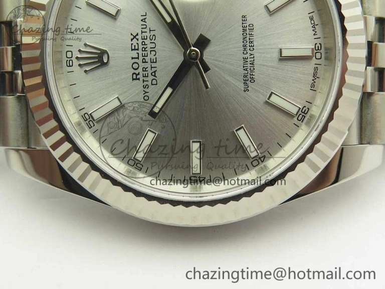 Durable DateJust 41 126334 904L SS DJF 1:1 Best Edition Silver Dial on Jubilee Bracelet A 3298