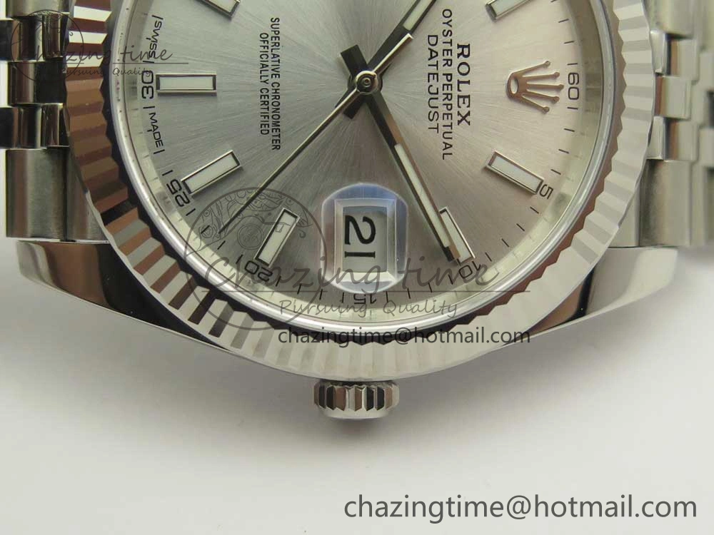 Durable DateJust 41 126334 904L SS DJF 1:1 Best Edition Silver Dial on Jubilee Bracelet A 3298