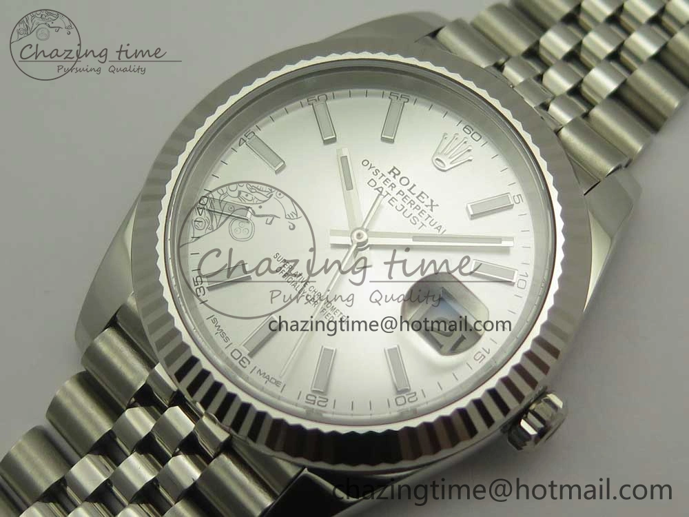 Durable DateJust 41 126334 904L SS DJF 1:1 Best Edition Silver Dial on Jubilee Bracelet A 3298