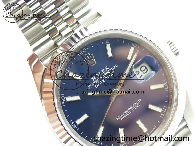 FreshLook DateJust 41 126334 904L SS VSF 1:1 Best Edition Blue Dial on 904L Jubilee Bracelet VS 2646