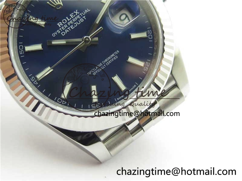 FreshLook DateJust 41 126334 904L SS VSF 1:1 Best Edition Blue Dial on 904L Jubilee Bracelet VS 2646