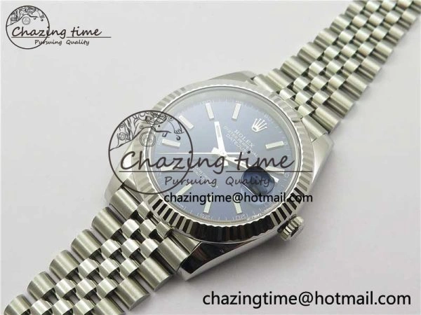 FreshLook DateJust 41 126334 904L SS VSF 1:1 Best Edition Blue Dial on 904L Jubilee Bracelet VS 2646