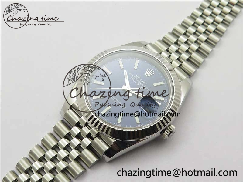 FreshLook DateJust 41 126334 904L SS VSF 1:1 Best Edition Blue Dial on 904L Jubilee Bracelet VS 2646