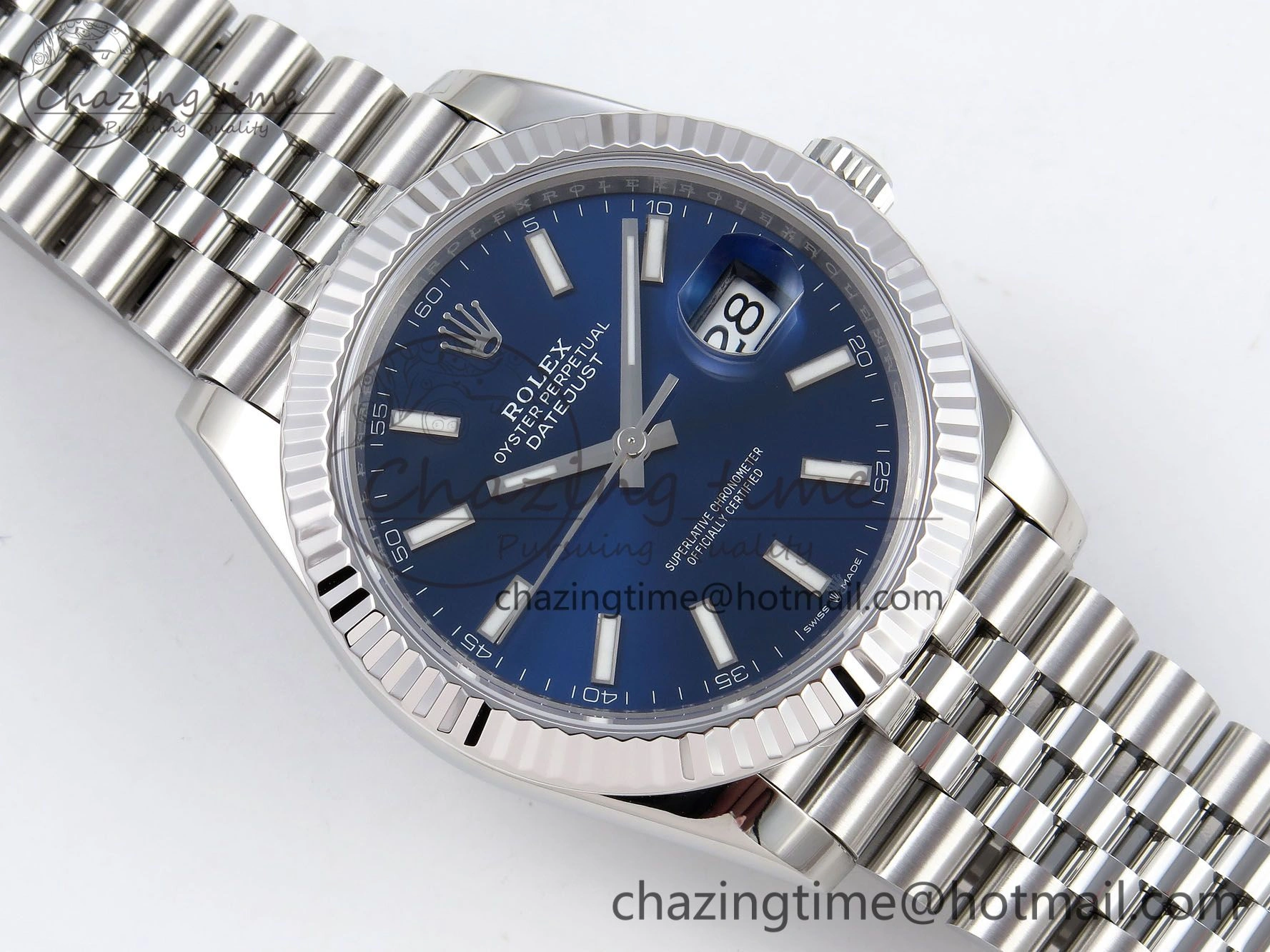 Durable DateJust 41 126334 904L SS VSF 1:1 Best Edition Blue Dial on Jubilee Bracelet VS 1327