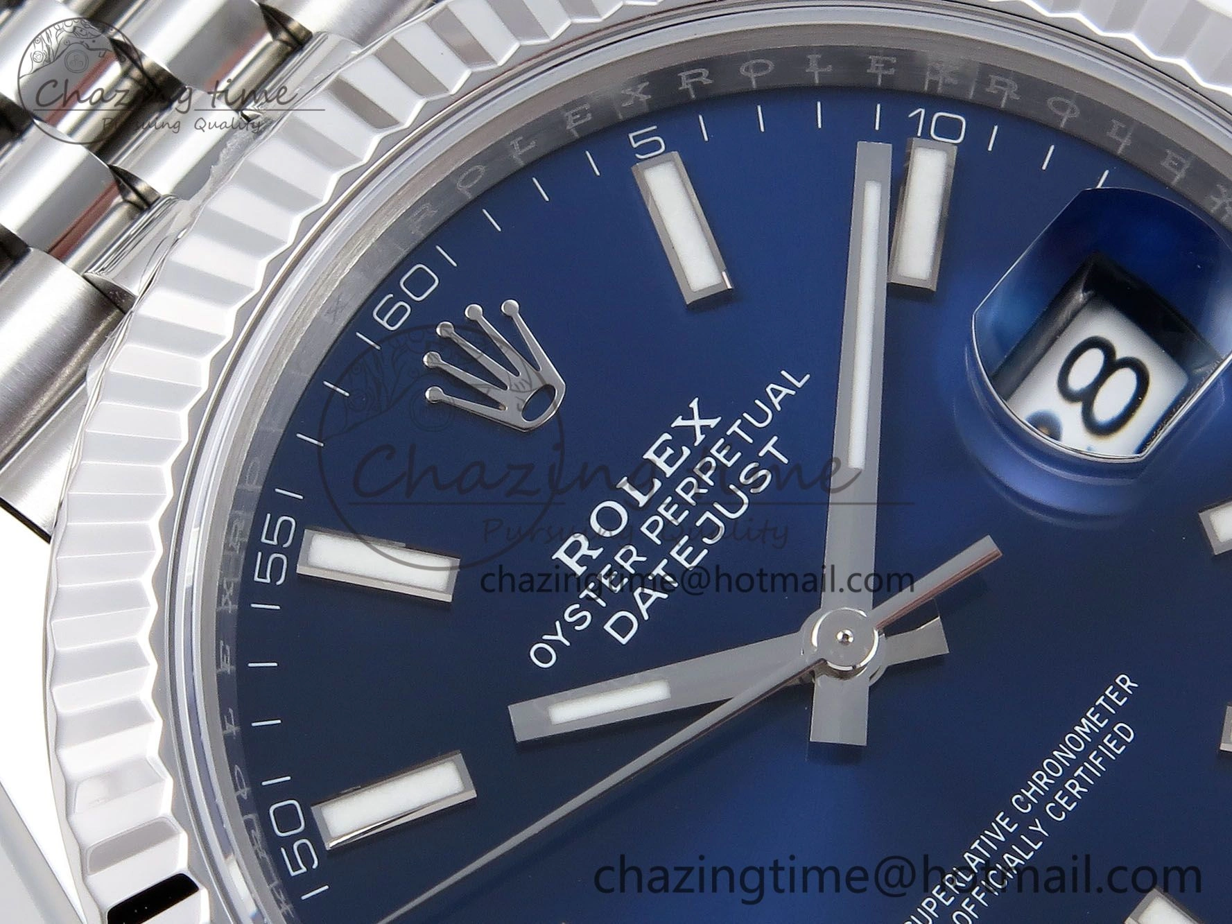 Durable DateJust 41 126334 904L SS VSF 1:1 Best Edition Blue Dial on Jubilee Bracelet VS 1327