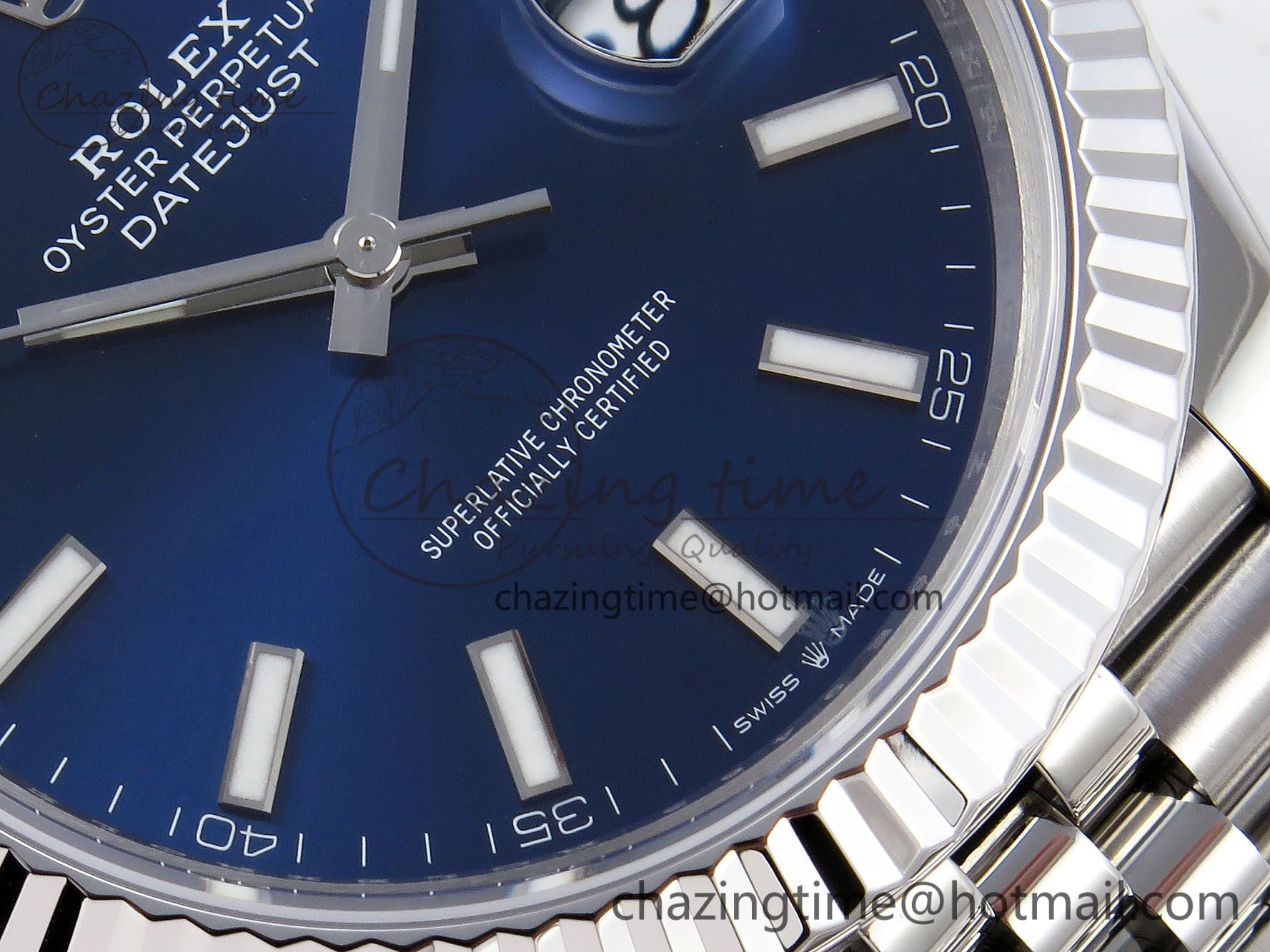 Durable DateJust 41 126334 904L SS VSF 1:1 Best Edition Blue Dial on Jubilee Bracelet VS 1327