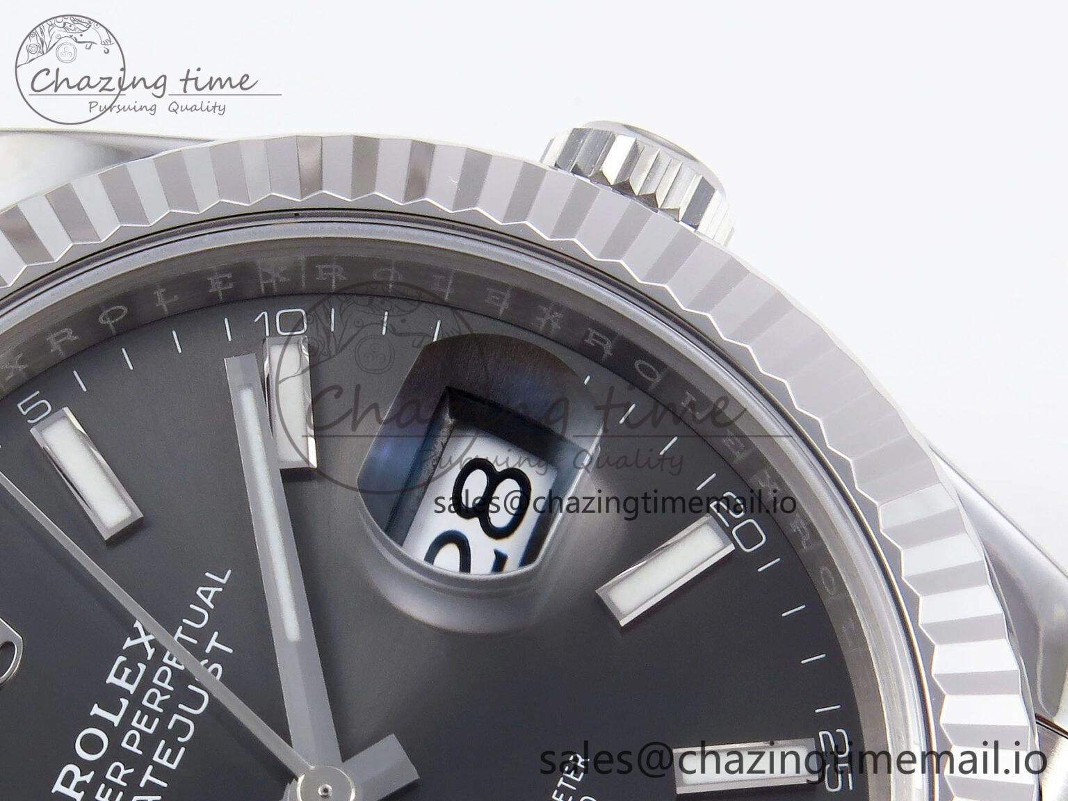 DateJust 41 126334 904L SS VSF 1:1 Best Edition Gray Dial on Jubilee Bracelet VS TimelessDesign 1325