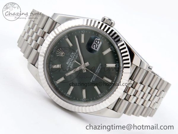 DateJust 41 126334 904L SS VSF 1:1 Best Edition Green Dial on Jubilee Bracelet VS MultiPurpose 1323
