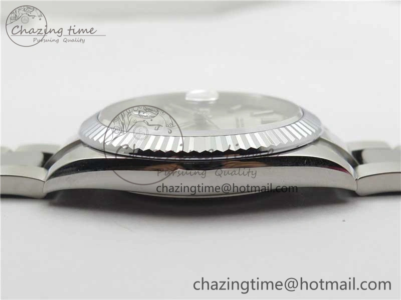 DateJust 41 126334 904L SS VSF 1:1 Best Edition Silver Dial on Oyster Bracelet VS GoodFit 2763