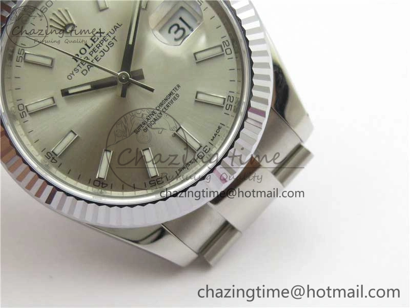 DateJust 41 126334 904L SS VSF 1:1 Best Edition Silver Dial on Oyster Bracelet VS GoodFit 2763