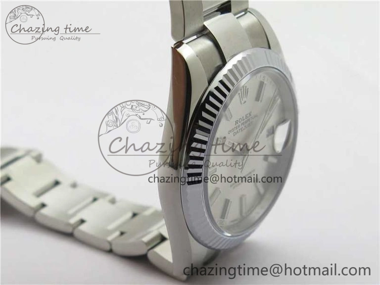 DateJust 41 126334 904L SS VSF 1:1 Best Edition Silver Dial on Oyster Bracelet VS GoodFit 2763